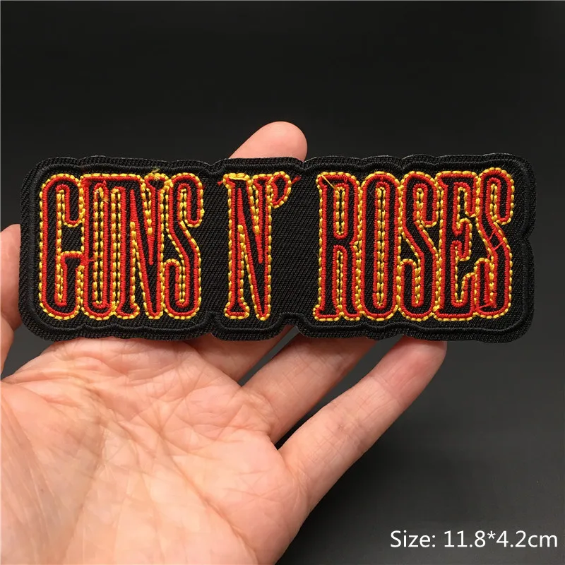 Description Picture 2 of itemRock Band Patches For Clothing Music Metal Punk Patches Appliques Iron on Badges Clothes Stickers DIY Sewing Embroideriy Stripes
