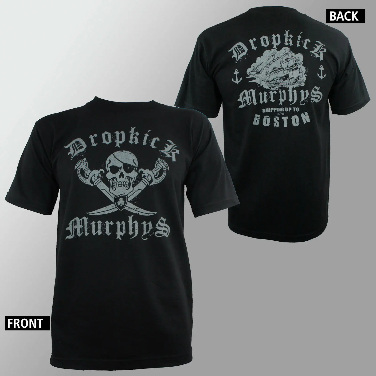 Оригинальная Мужская футболка дропкинг с логотипом рок-группы Harajuku MURPHYS Jolly Roger