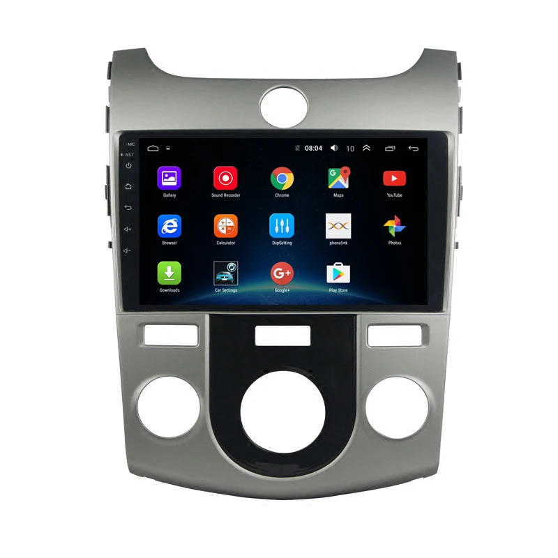 Top 9" 2.5D IPS Android 9.1 Car DVD Multimedia Player GPS for KIA Forte Cerato 2008 09 2010-2012 car radio DSP32EQ stereo navigation 17