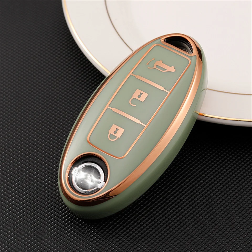 Cover custodia chiave auto per nissan juke leaf micra k12 note patrol qashqai j11 j10 tiida versa x-trail xtrail x trail t32 Infiniti - H90915d83321e40fa9f65bf9786f834ccT