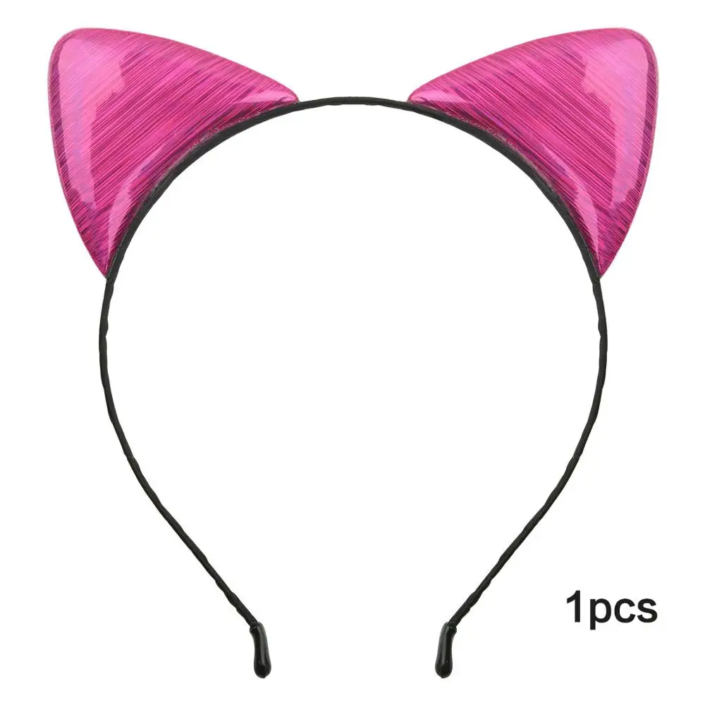 Модные Разноцветные вечерние повязки на голову с мультяшными ушками единорога и кота; модные милые детские повязки на голову на день рождения; аксессуары для волос - Цвет: 0180-3