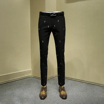 plus size black skinny dress pants