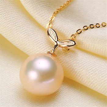 

18karat gold pendant clasp connector,bead caps with peg for half drilled beads pendant necklace diy no pearl no chain