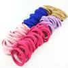 50 Pcs/lot Black Colorful Scrunchies Ponytail Holders Rubber Band White Hair Ties Gum Seamless Elastic Hair Bands For Girl Women ► Photo 3/6