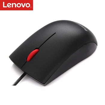 

Lenovo M120 red dot wired optical mouse for laptop pc office home using