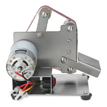 

Polishing Grinding Machine Edge Sharpener 9000RPM 330x15mm Polisher Sanding Belts Workshop Equipment Power Tools