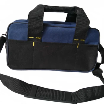 

With Handles Multiple Pocket Thickened Portable Oxford Fabric Storage Tool Bag Practical Zipper Closure Repairing Electrician