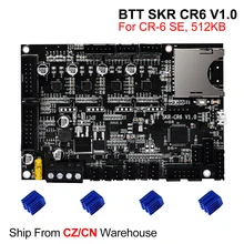 BIGTREETECH SKR CR6 V1.0 płyta sterowania z TMC2209 UART 3D drukarki części dla Creality CR6 SE Upgrade zestawy SKR MINI E3 Skr V1.4