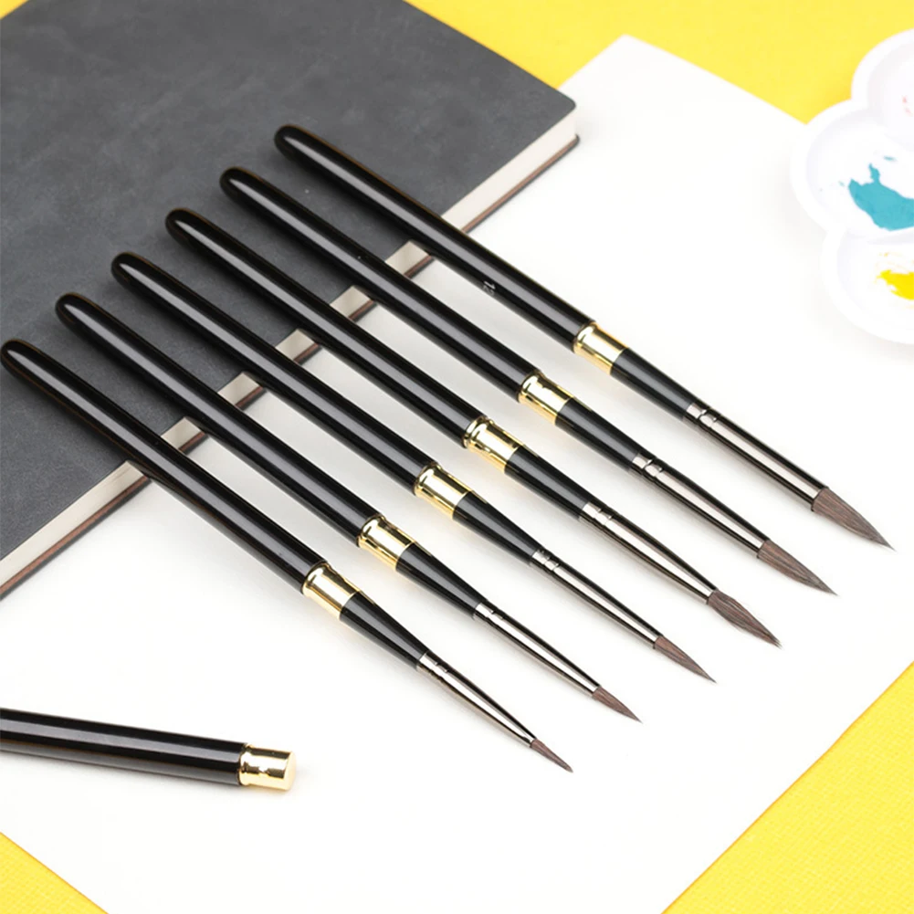 Description Picture 3 of item1PCS Squirrel Artistic Hair Paint Brush High Quality Art Painting Brushes Detachable Watercolor Brush for Drawing Art Supplies