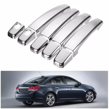 

9PCS Car Exterior Door Handle Cover With 2 Key Hole Chrome For Chevrolet For Malibu for Cruze for Buick Regal LaCrosse