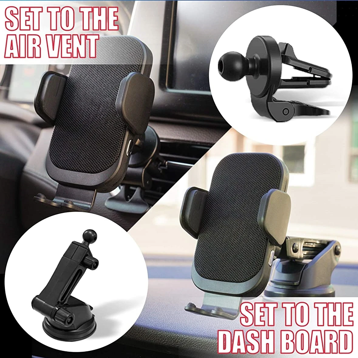 Carregador de Carro sem Fio Montagem do Carro de Aperto Ventilador de Refrigeração Ventilação de ar para Iphone Carregamento Rápido Embutido 12 Pro Max 11 Samsung 15w qi 18 Cheap Carregadores sem Fio
