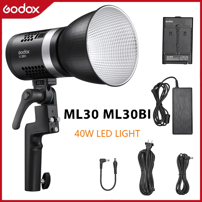 

Портативный штатив Godox ML30 ML30Bi, 40 Вт, с регулируемой яркостью