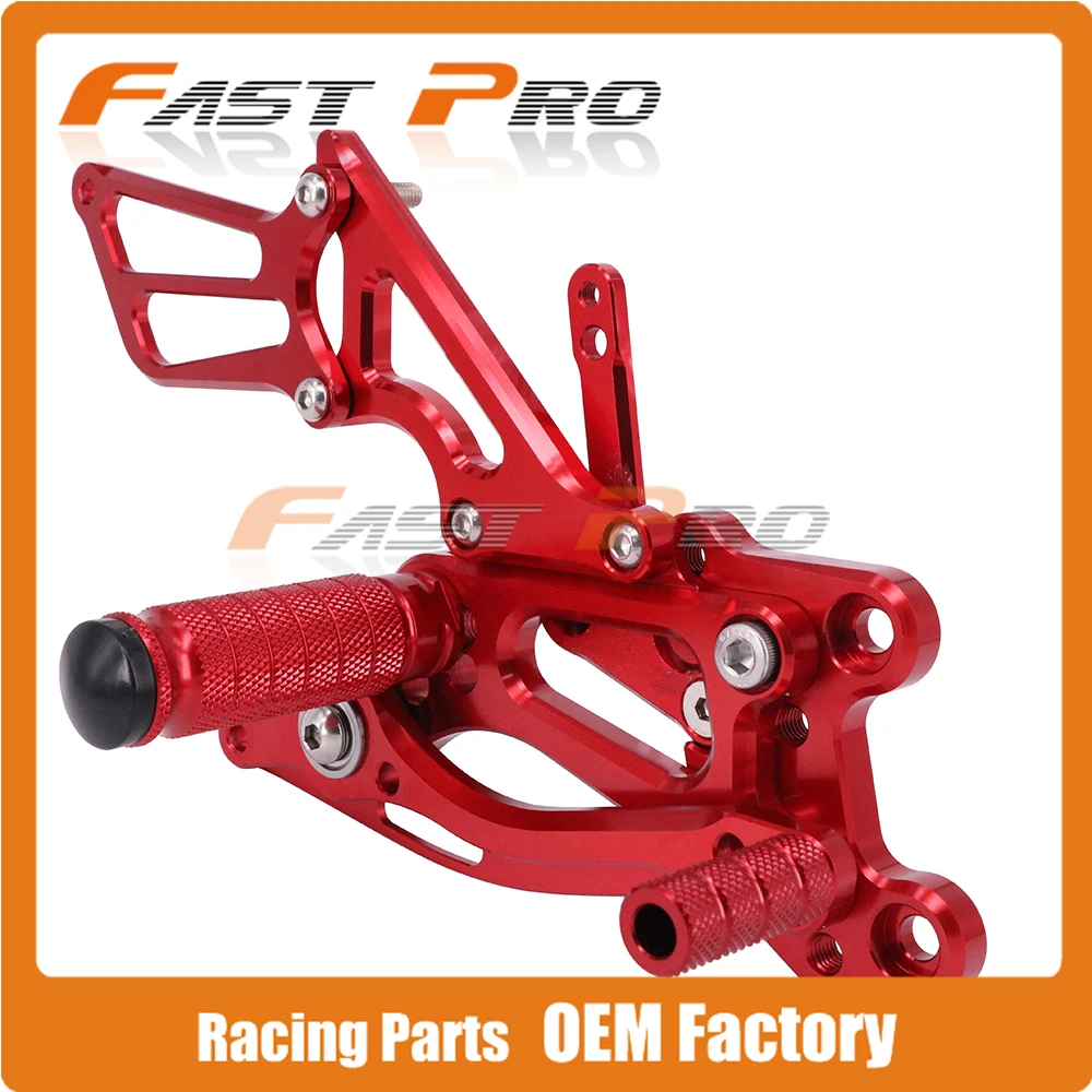 CNC мотоцикл Регулируемая заготовка подножки педали отдых для HONDA CBR600RR CBR 600RR 2007 2008 2009 2010 2011 2012 2013