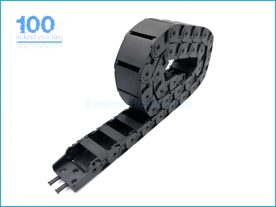 Description Picture 6 of item1 Meter 18x37mm Wire Carrier Cable Transmission Drag Chain Semi-Enclosed Interior Opening CNC Router Machine Tools Hot Sales