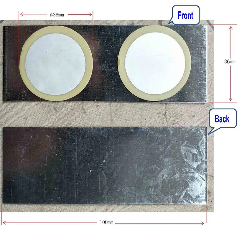 

PZT Ceramic Power Chip, New Energy Power Generation Chip, Single Chip, 100*36