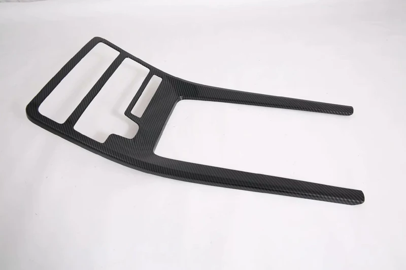 Для hyundai Palisade автомобильные аксессуары углеродное волокно стиль переключения передач Панель центральная консоль крышка отделка