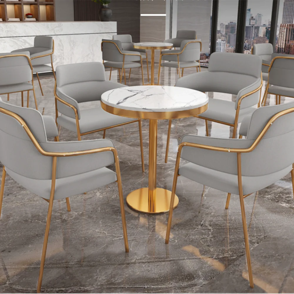 American Country Modern Design Gold Color Iron Metal Dining Chair Butterfly Backrest Leisure Dressing Soft Seat Cushion | Мебель