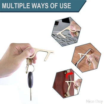 

Door Opener Contactless Safety Protection Non-Contact Reusable Press Button My07 20 Dropship