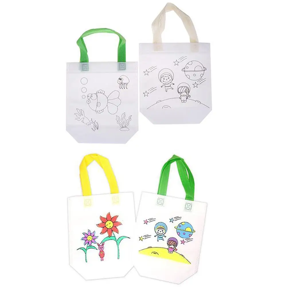 DIY Painting Drawing Bag Environmental Protection Materials Various Design Bag For Develop Child Kindergarten Patience