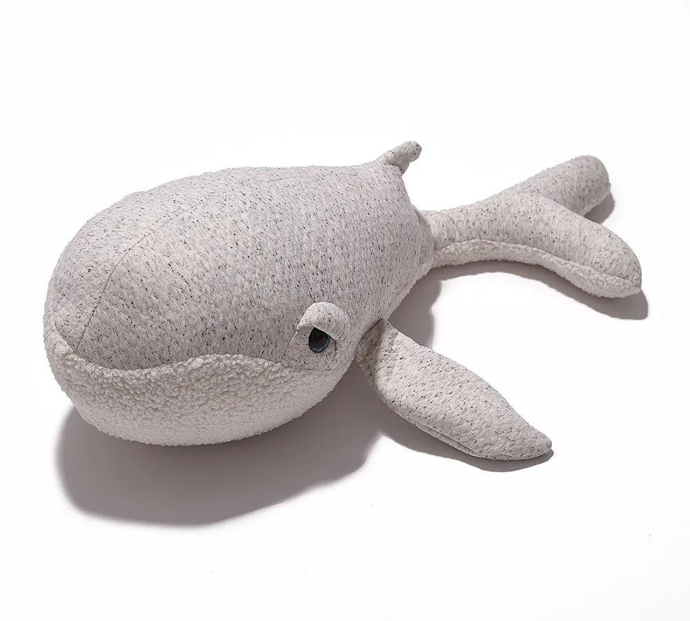 Big Cute Animals Dolphin Octopus Cushion Pillow Stuffed Plush Dolls Calm Sleep Toys Nordic Style Kids Photo Props Bed Room Decor - Цвет: as picture