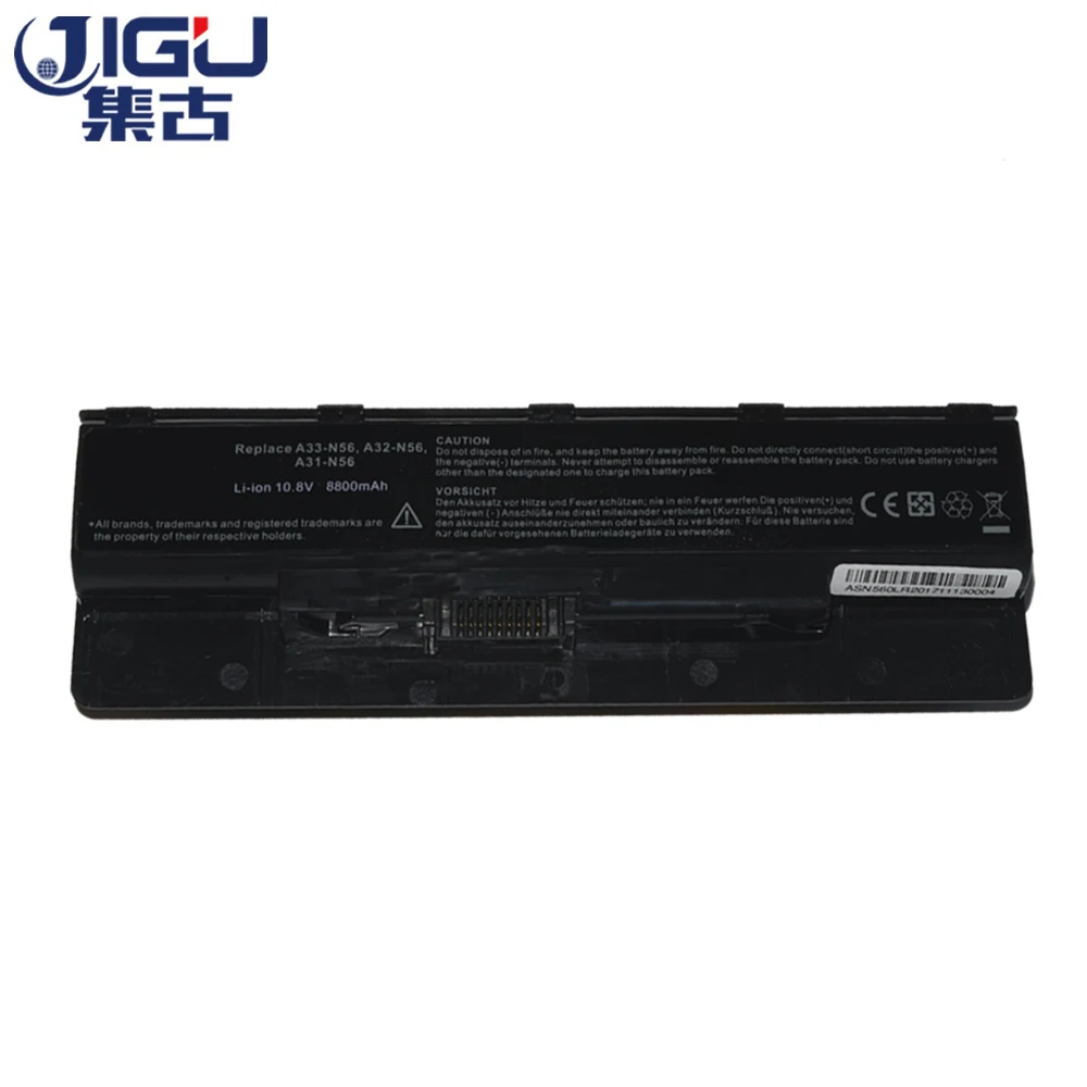 JIGU Новый 12 ячеек Аккумулятор для ноутбука Asus N46 n46v N46VJ N56 N56D N56V N76 N76V A31 A32 N56|laptop