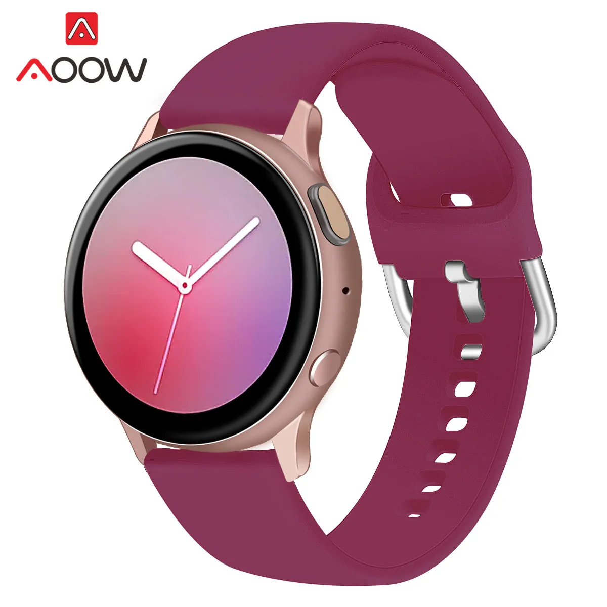 20 мм 22 силиконовый спортивный ремешок для Samsung Galaxy Watch Active2 42 46 Gear S2 S3 Huawei Amazfit