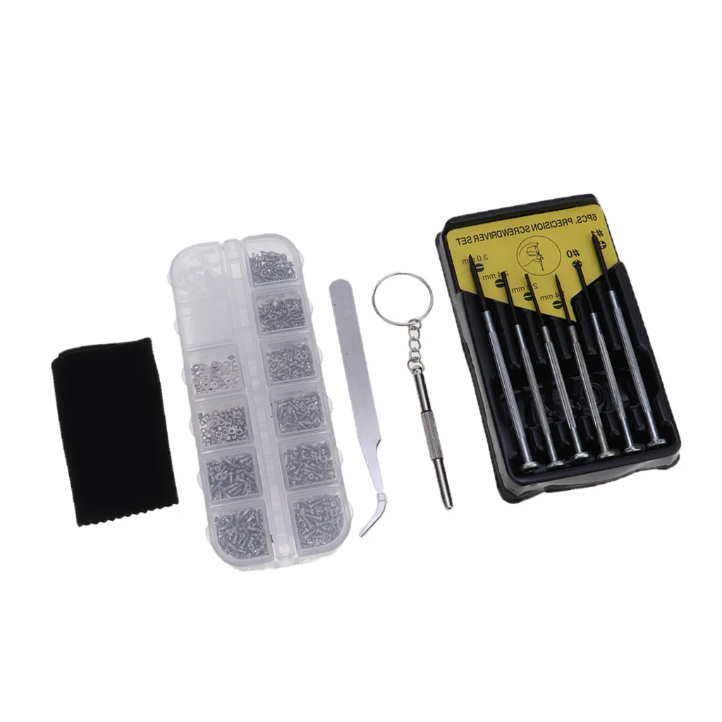 

1100pcs Sunglasses Screws Glasses Repair Tool Set with Screwdriver Tweezers, Not Only Convenient but Also Cost-effective