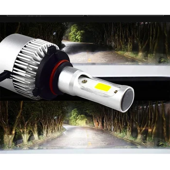 

2pcs S2 LED Headlight Bulb 36W 9-32V 8000LM Waterproof High Beam Low Beam Integrated Headlamp Car Head Light(9006)