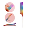 Anti-static Rainbow Hair Comb Rainbow Hairpin Fixed Styling Clip Flat Duck Mouth Hair Clips Pro Salon Hair Styling Tool 1