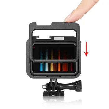 

Cage For GoPro HERO9 Black Metal Border Frame Mount Protective Case Shell Cover & Buckle Basic Adapter & Screw Accessories