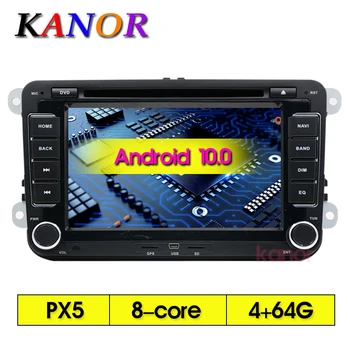 

7inch 2 din android 10 octa core 4g ram 64g rom dsp car dvd gps navigation For VW Golf 5 6 Passat B5 B6 Polo Bora Tiguan Touran