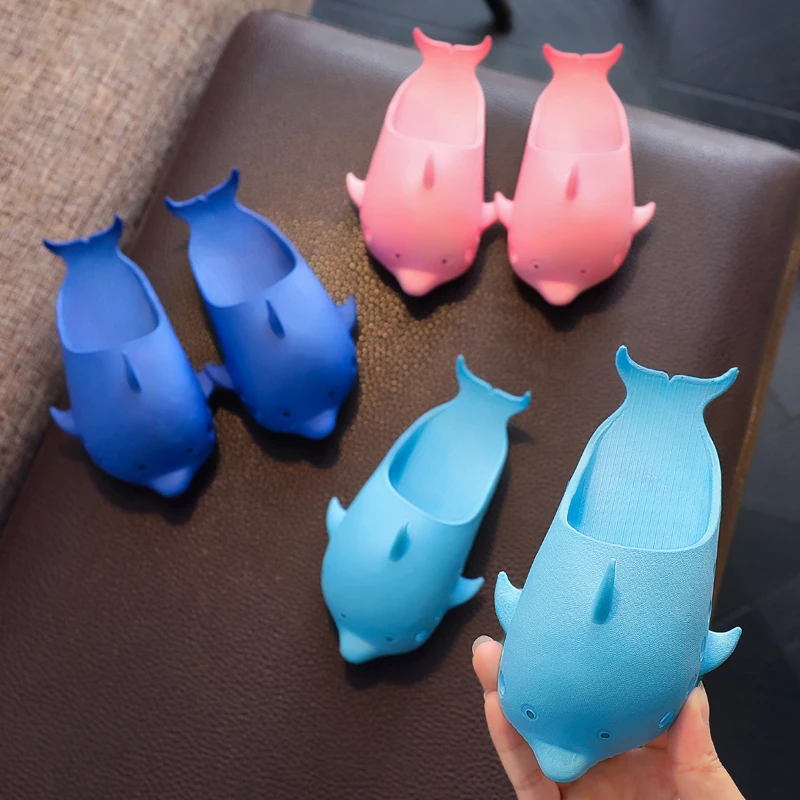 OKOUFEN Children Sandals Beach Shoes Girls Boys Kids Rubber Summer Shoes Breathable Outdoor Slipper Footwear For4-12 Years Child
