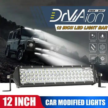 

Super Bright Fog Lights Car Retrofit Lamp Spotlight + Astigmatism 264W 12 Inch 26800LM Auto SUV Truck Working Lamp