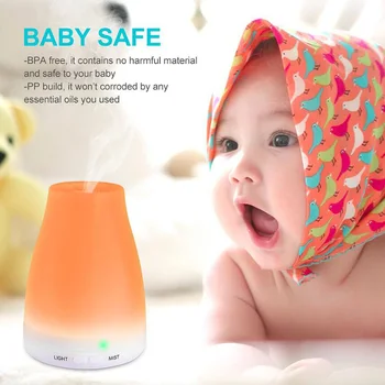 

200ml Aroma Essential Oil Diffuser ultrasonic air Humidifier aromatherapy Cool Mist maker fogger for Home Office car and Baby
