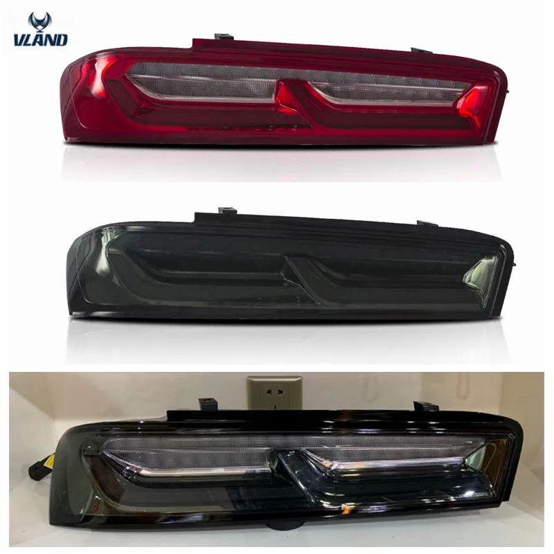 Vland завод для авто аксессуары лампа Для Camaro задний фонарь- полный светодиодный задний фонарь с DRL+ тормоз+ движущийся сигнал поворота