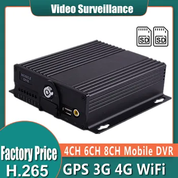 

PAL NTSC 8 cameras MDVR 4CH WiFi 4G Bus Truck School Bus Mobile DVR Car Black Box video recorder