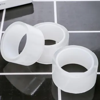 

1m/3m/5m Double Sided Washable Reuse Nano Magic Tape Transparent No Trace Waterproof Adhesive Nano Tape Clear cosas de cocina