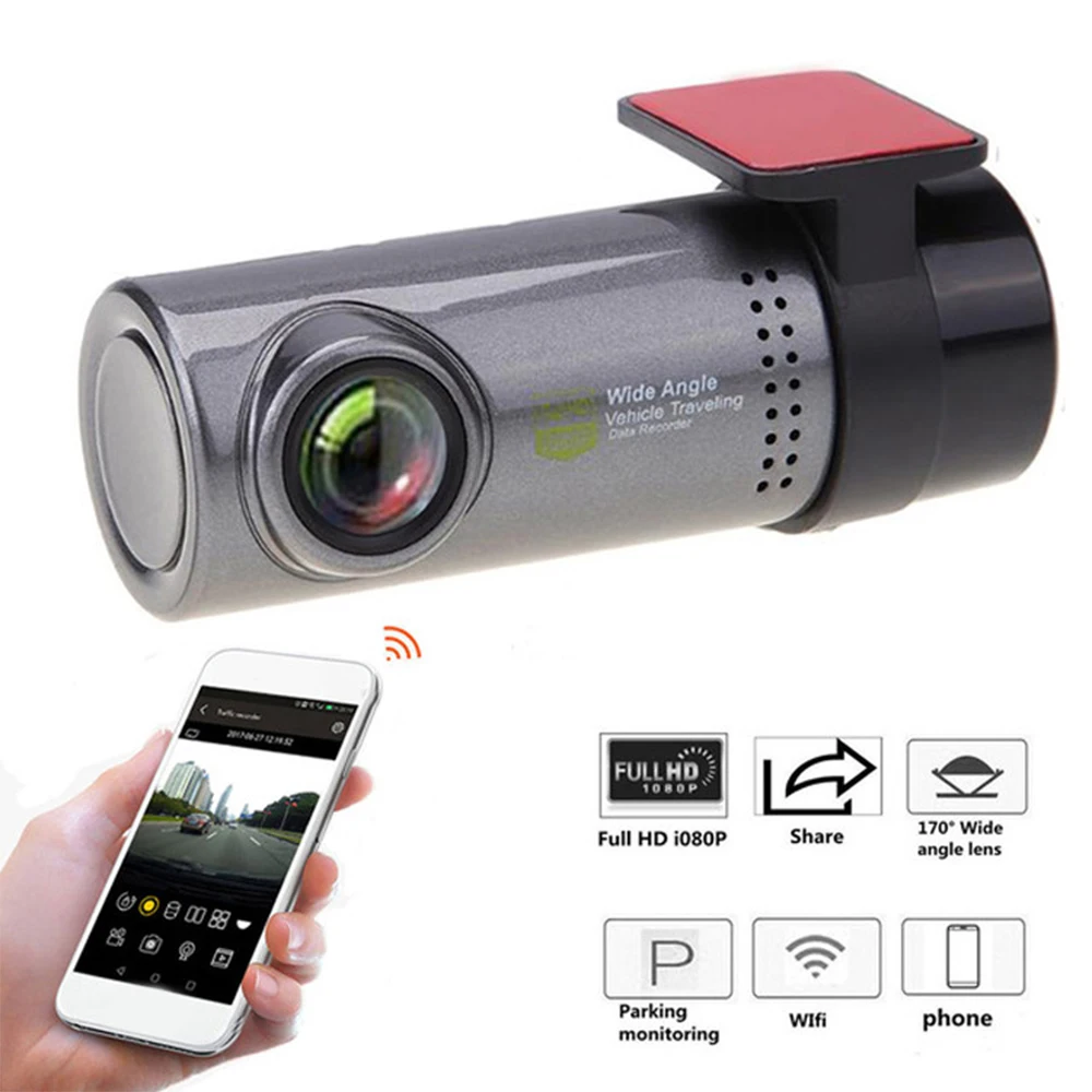 Dash Cam мини wifi Автомобильный видеорегистратор камера цифровой регистратор видео рекордер Авто видеокамера беспроводной APP монитор Автомобильный черный ящик