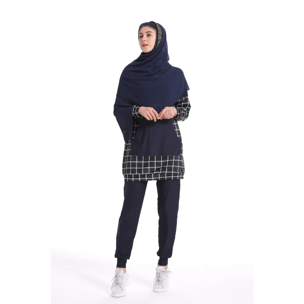 Мусульманский спортивный костюм, мусульманский джемпер с капюшоном, мусульманская женская спортивная одежда, исламский спортивный костюм, комплекты толстовок