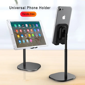 

YMY Universal Tablet Phone Holder For iPhone Desktop Tablet Scalable Stand Holder For Cell Phone Table iPad Stand Mount