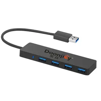 

4-Port Ultra-Slim Data USB 3.0 Hub with 2ft Extended Cable for Mac Pro HDD Ultra-thin Data Usb 3.0 Hub