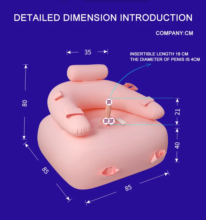 Adult Articles Inflatable Stimulation sex love chair Couple sex sofa chair for Couple  Sex toy