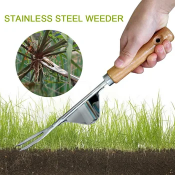 

Garden Weeder Tool Lawn Sturdy Digging Puller Hand Weeding Effective Easy Apply Trimming Removal Grass puller Long Handle