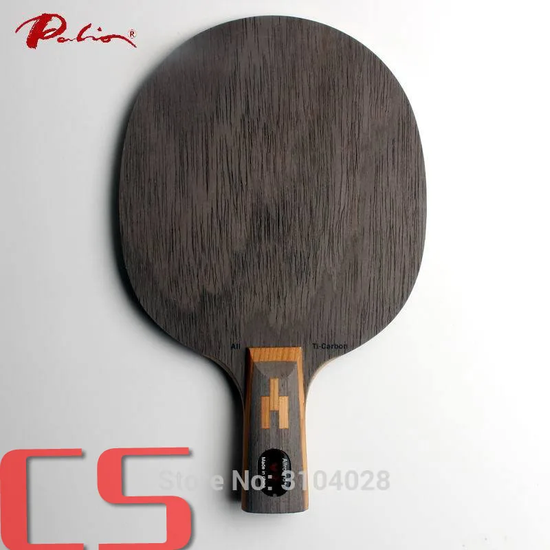 CS short handle Palio официальный V-2 V2 для настольного тенниса balde carbon+ Ti blade быстрая атака с петлей с высоким упругий стол Теннисная ракетка полый - Цвет: CS short handle