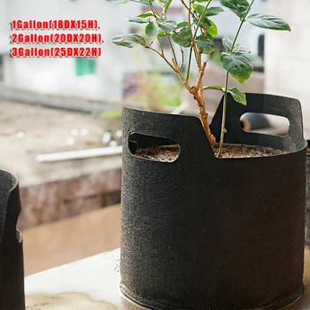 

Non-woven Fabric Grow Pot Plant Planter Bags Seedling Root Garden Container