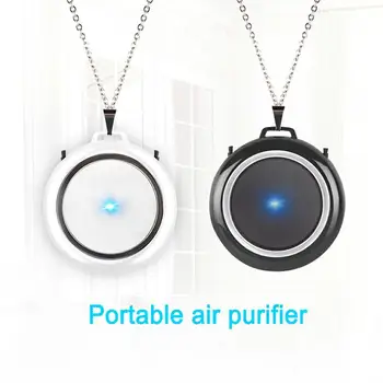 

Mini Rechargeable Personal Air Purifier with Necklace Portable Negative Ion Air Filter Freshener USB Charging KINGDOM 50m³/h 0.1