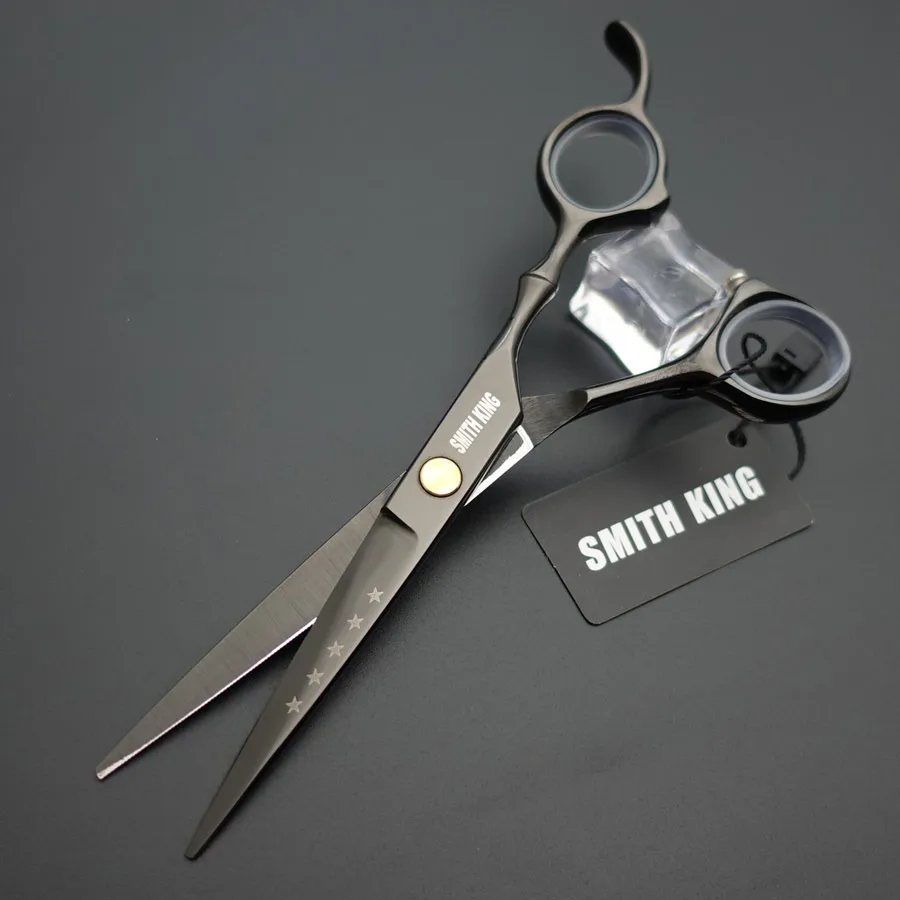 6 дюймов Профессиональные Парикмахерские ножницы/ножницы, лазерные ножницы для резки проволоки тонкой зубчатое лезвие нескользящим дизайном
