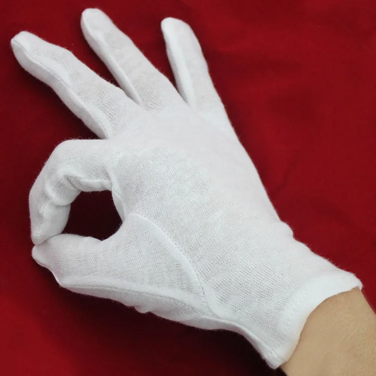 

Cotton Precision Labor Safety Work Gloves Women's Moisturizing Pure Cotton Gloves Large Amount Favorably