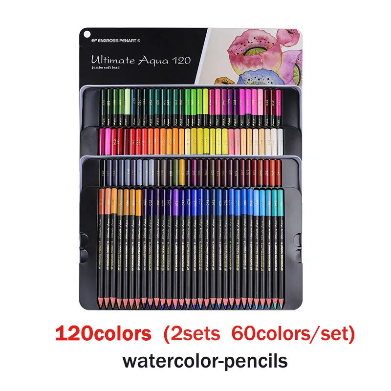 120/136/160 Color Pencils Lapis De Cor Professionals Artist Painting Oil  Art Supplier Color Pencil