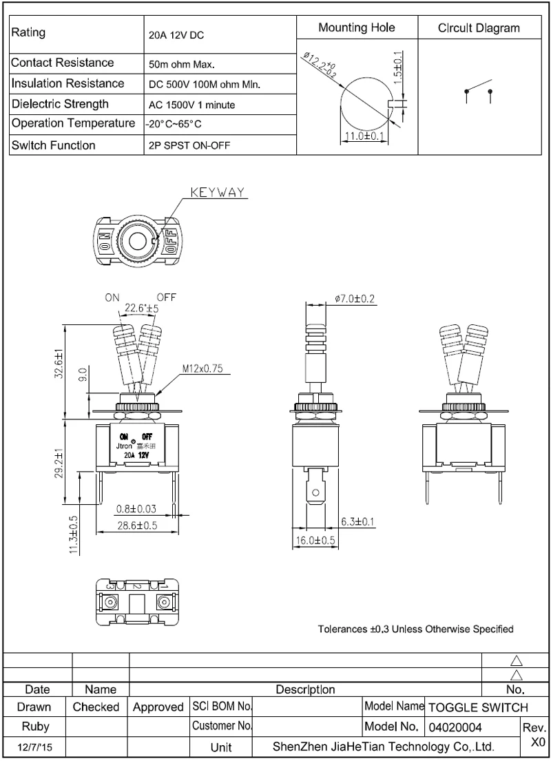 Toggle Switch7
